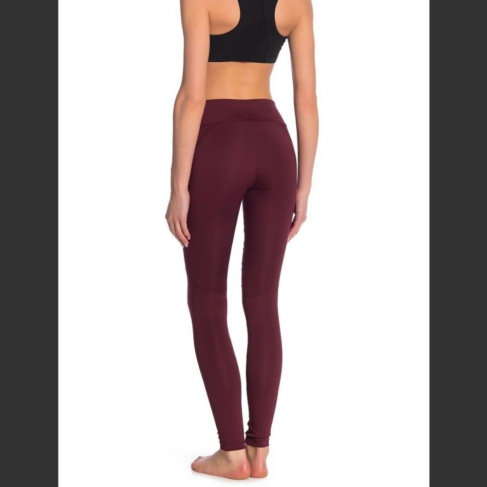 Electric Yoga High-Rise Dream Legging in Burgundy - Picture 2 of 3